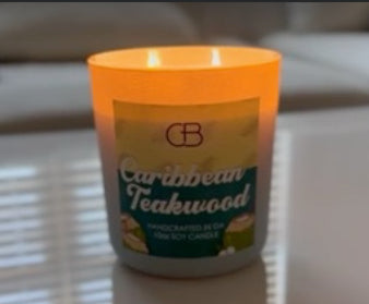 Caribbean Teakwood Soy Candle