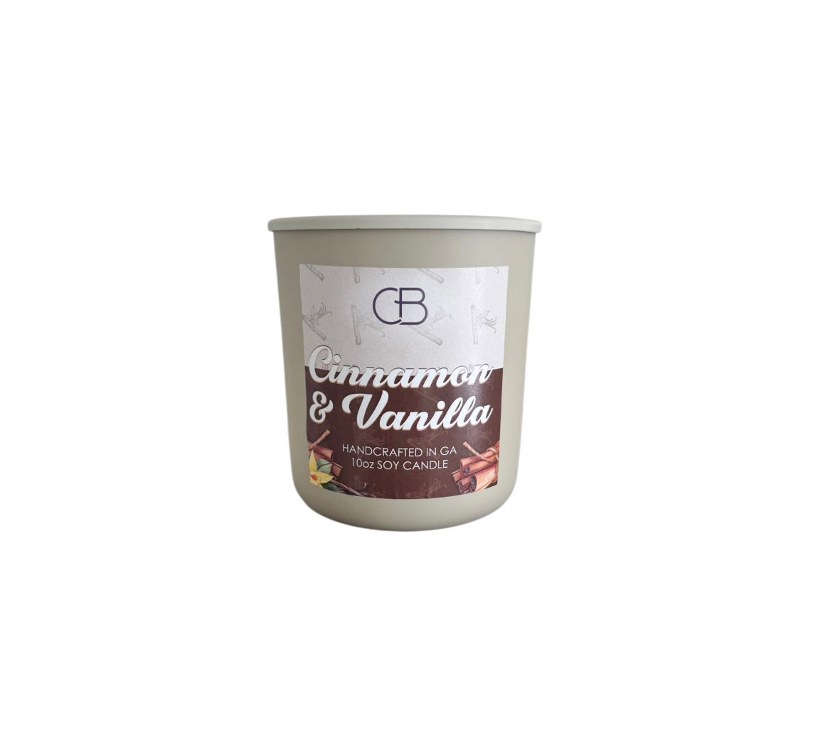 Cinnamon & Vanilla Soy Candle