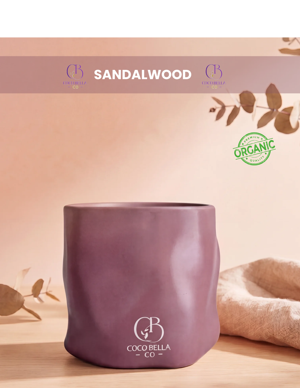 Sandalwood Soy Candle