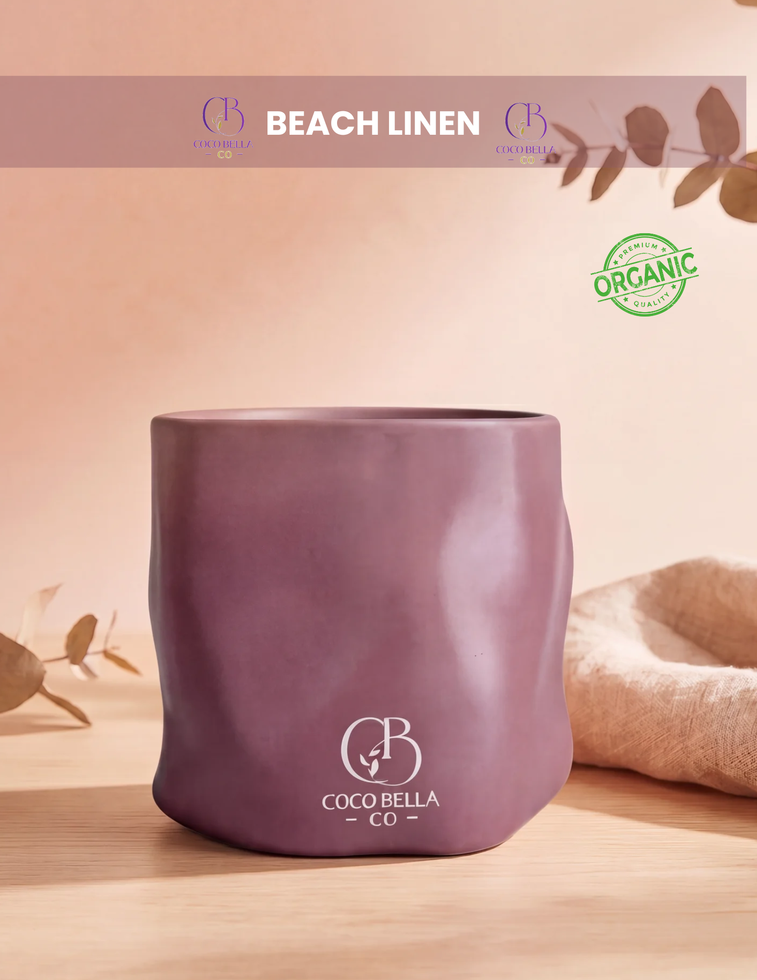 Beach Linen Soy Candle