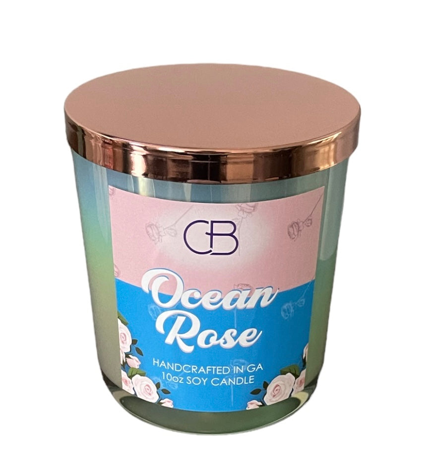 Ocean Rosę Soy Candle