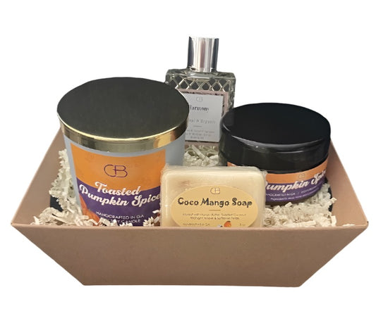 Pumpkin Spice Self-Care Gift Basket