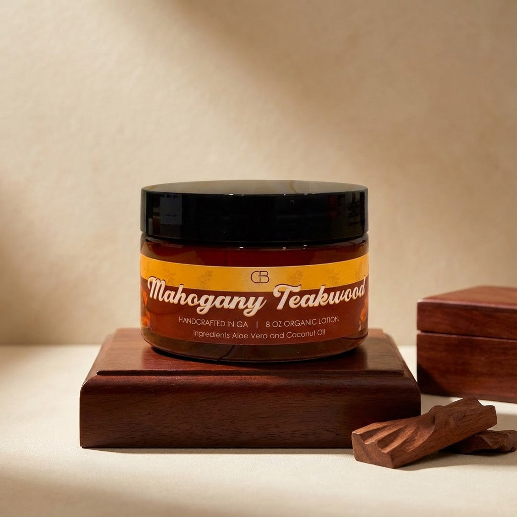 Mahogany Teakwood Organic Lotion