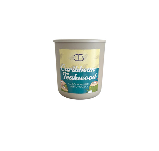 Caribbean Teakwood Soy Candle