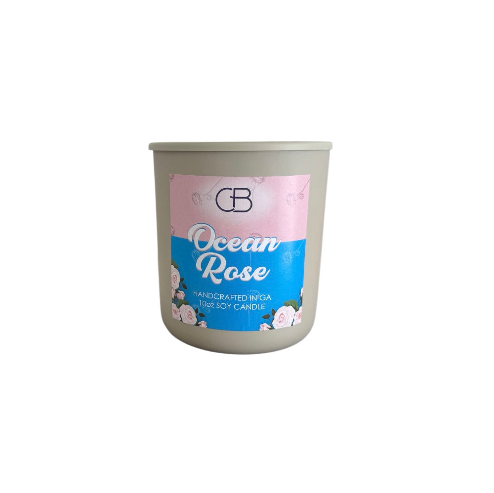Ocean Rosę Soy Candle